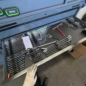 Magnetic Wrench Organizer, 10 Pieces Hexagonal Head Storage Holders, Durable Modular Toolbox Organizer for Garage, Modular Wrench Organizers, No Wrenches Included