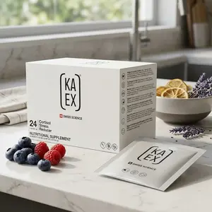 KA EX - Cortisol Stress Reducer for Athletes | Post-Workout Recovery Gamechanger | Clinically Tested and Trusted by Thousands of Pro Athletes | Swiss Science | Stress Relief and Recovery Supplement, Vegan High Performance Formula