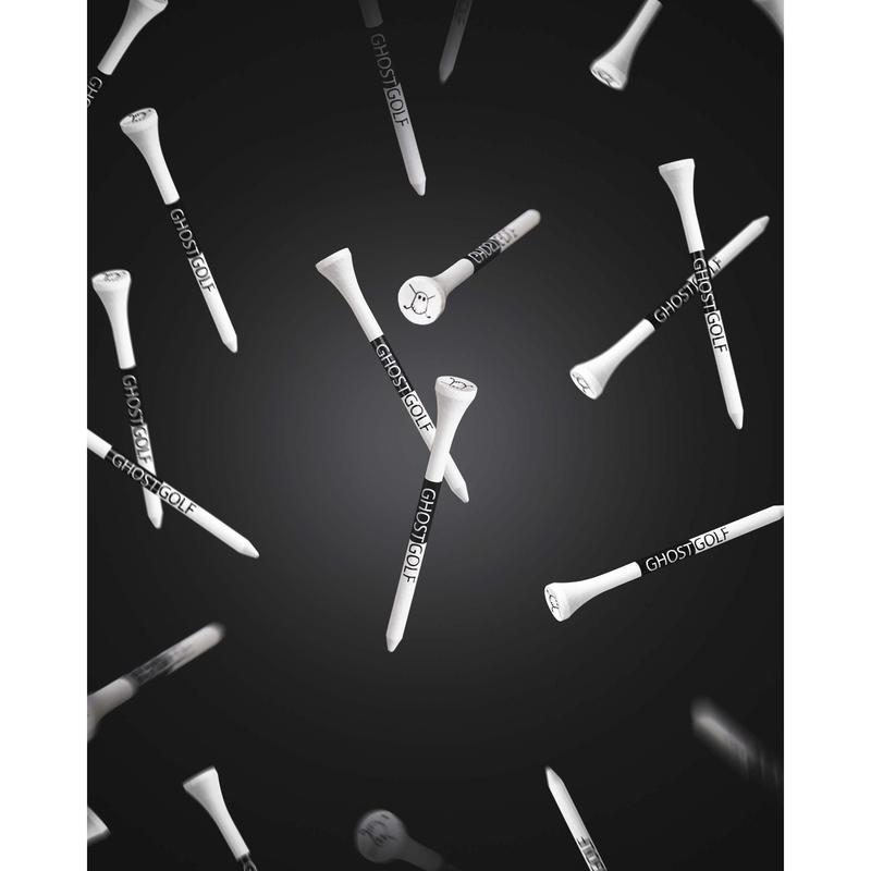 50-Pack Ghost Tees - Perfect for Parties and Festivals