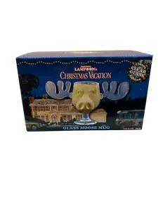 National Lampoon's Christmas Vacation Glass Moose Mug