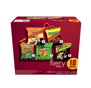 Frito-Lay Fiery Mix Variety Pack Snack Chips, 18 Count Multipack