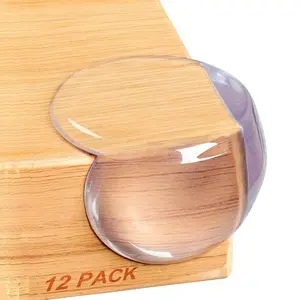 12 Pack Corner Protectors for Furniture – Clear Soft Edge Guards, Baby Proofing Safety Bumpers, Anti-Collision Table Corner Padding for Childproofing, Toddler Safe Protection Home