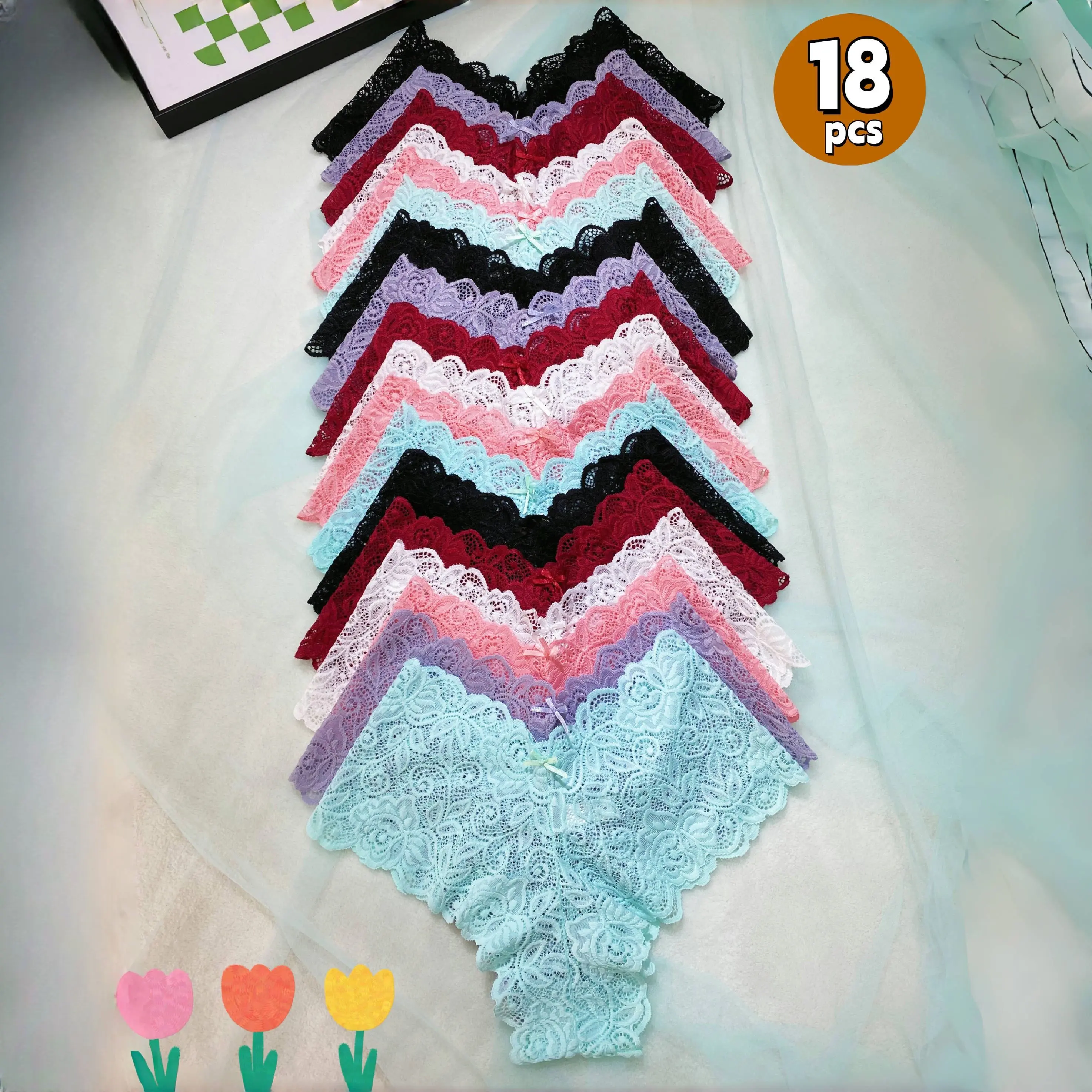 18-Pack Lace Panties