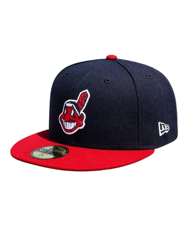 Trendy 1.New Cleveland Indians Embroidery Baseball Era Hat 59FIFTY Flat edge Hat 2026
