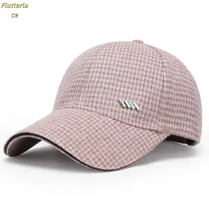 SpringStatements Casual Sun Hat – Thousand Bird Grid Peaked Cap for Sun Protection, Lightweight and Breathable Fashion Cap, Adjustable All-Season Hat for Travel, Outdoor Sports, Beach, Hiking, and Daily Wear summerwins