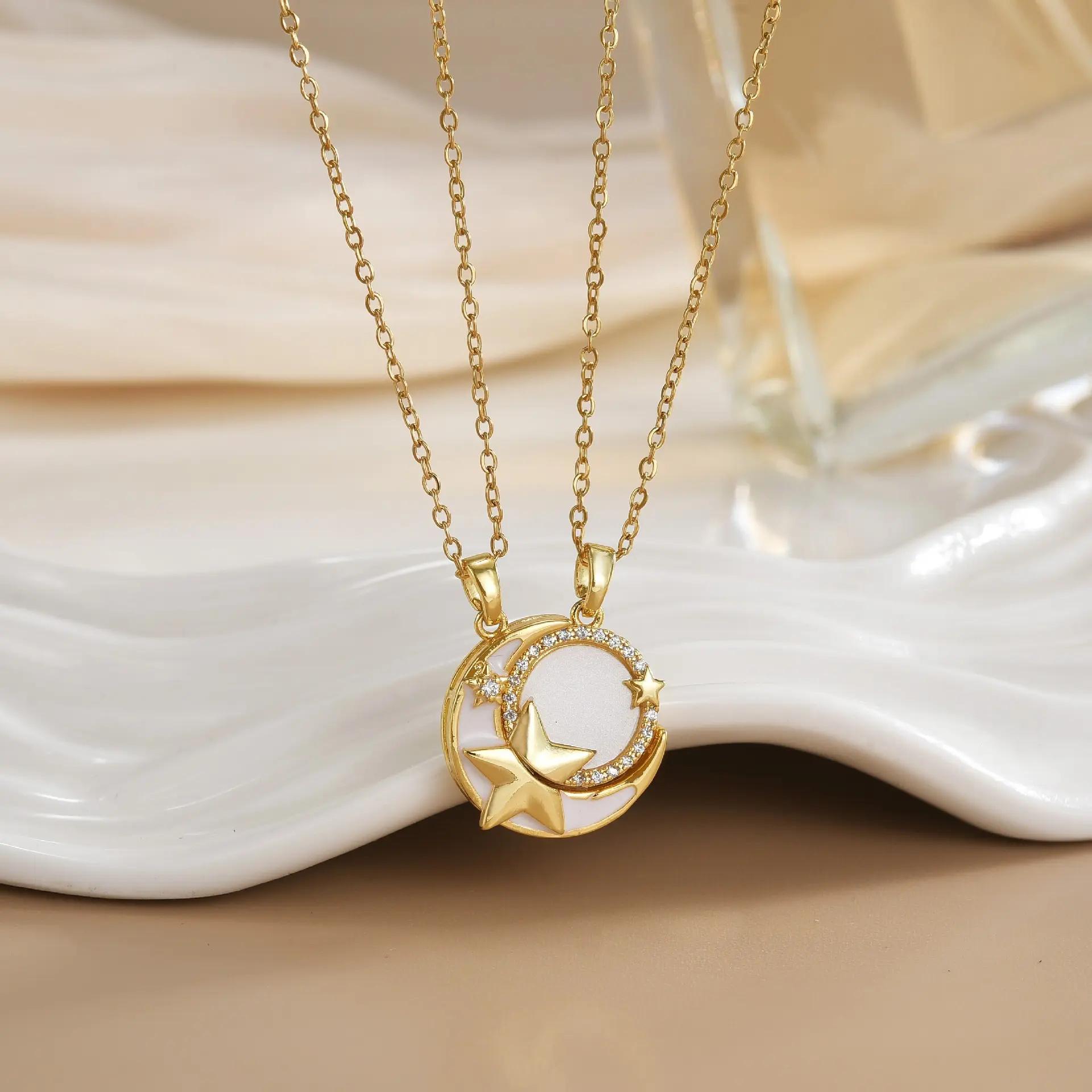 Magnetic couple necklace 8