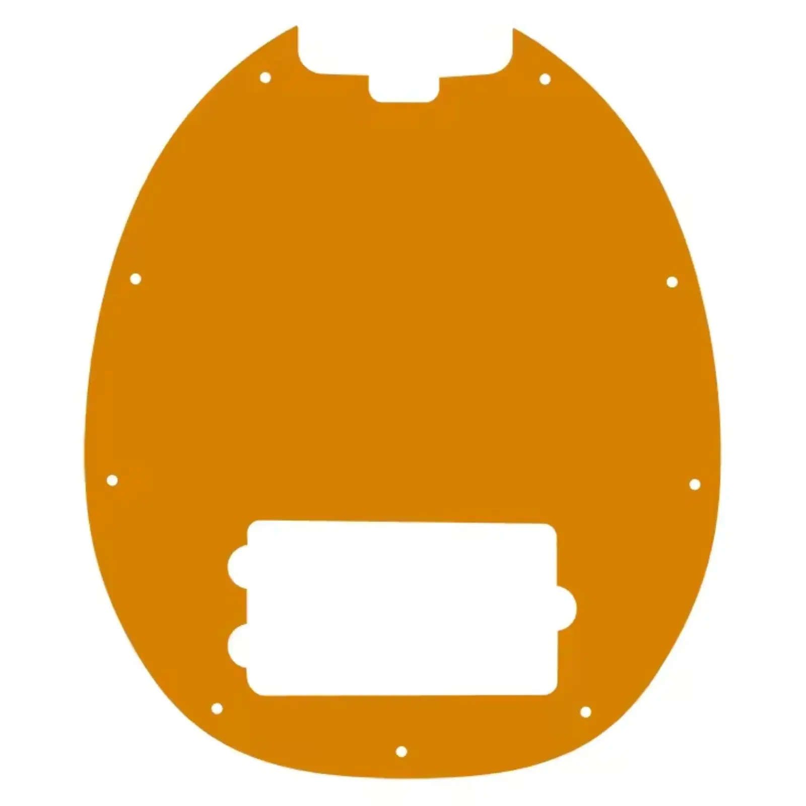 Music Man Stingray 4-String Bass Pickguard - 3-Ply Orange
