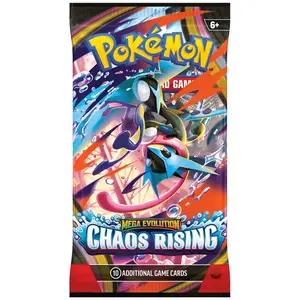 Chaos Rising Official TCG Play Booster Pack, Authentic Collectible Trading Cards, English Collectible Cards