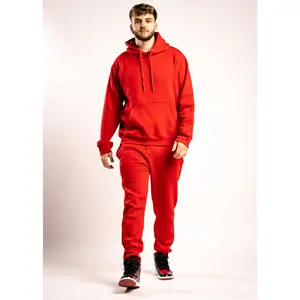 Red Heavy Blend Fleece SweatSuit