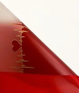 Plastic Plop Heart Flower Wraps 20 pcs Per Bag