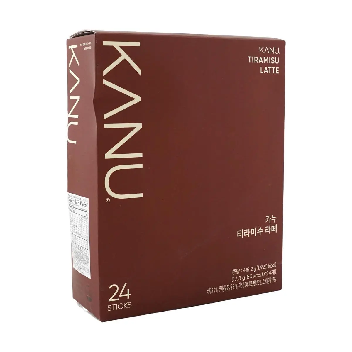 MAXIM KANU Tiramisu Latte Coffee Mix - 24 Sticks (415.2g) | Korean Instant Coffee, Gong Yoo & Jang Ki Yong Drama OST