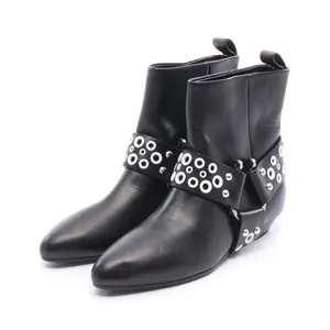 Pre-owned Louis Vuitton Canvas Small Leather Goods Rhapsody Line Monogram Leather Boots