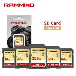 Large Capacity SD Memory Card, Flash SD Card, Class 10 U3 UHS-I, 16G 32GB 64GB 128GB 256GB TF Card, Suitable for 4K HD Camera