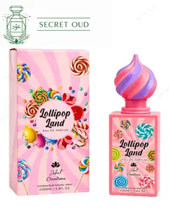 Zakat Creations Lollipop Land Women's Eau De Parfum - Bubblelicious, Cute, Fruit-Flavored, Candy-Flavored Fragrance, 3.4 oz/100 ml Single Item, Bubblelicious Women's Fragrance, Cute Women's Fragrance