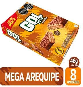 Chocolatina Gol Mega Arequipe 368 gr