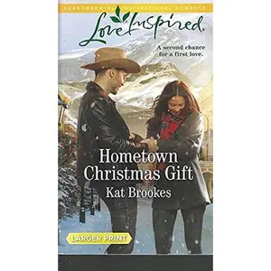 USED-Hometown Christmas Gift (Love Inspired Large Print) by Kat Brookes (Paperback)