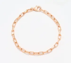 David Markstein Bronze Premier Luxe Paper Clip Bracelet