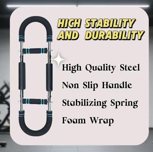 Arm Trainer | 2-in-1 Arm Strengthener with Adjustable Tension – Forearm/Chest Trainer, Portable Home Gym