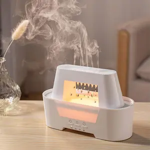 Cloud Raindrop Ultrasonic Essential Oil Diffuser & Cool Mist Humidifier – LED Night Light, Auto Shut-Off & Whisper Quiet for Home & Office )With Remote)