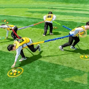 Multipurpose Resistance Band, 1 Count Multipurpose Outdoor Indoor Double Use Pull Rope, Multiperson Collaborative Training Non-slip Rope