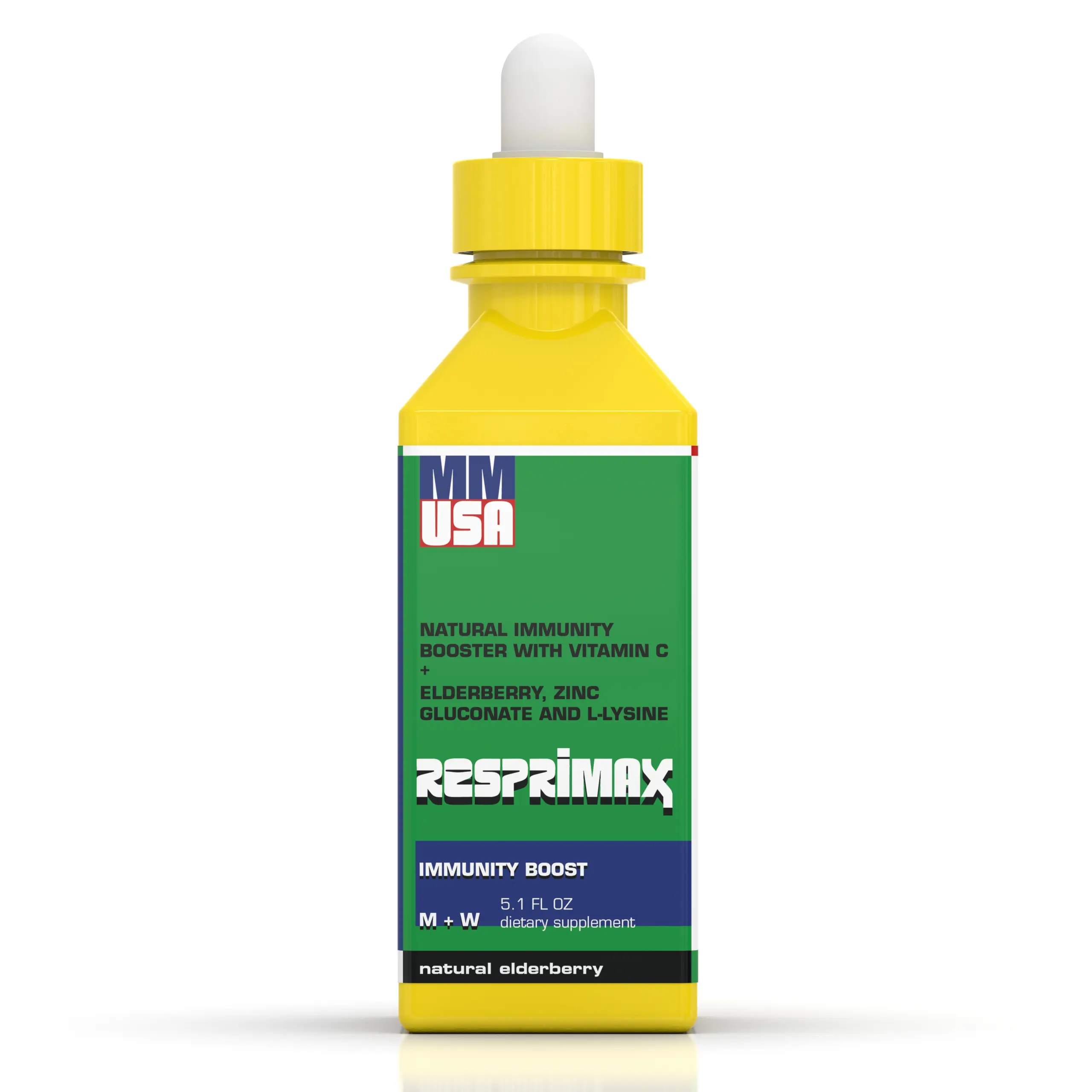 MMUSA Resprimax Post-Workout Immunity Boost with Elderberry Extract | 30-Day Supply