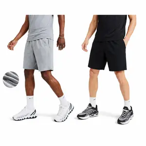 2-Pack Men's Basic Solid Color Casual Shorts (XS-XXL)