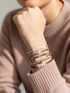 Simply Stated NY Amethyst Personalized Word Bracelet, Kids Name Bracelet, Stacking Mama Bracelet, Custom Name Beaded Bracelet, Personalized Gift, Stretch Bracelet