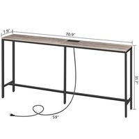 Greige 70.9"L x 7.9"W x 31.7"H