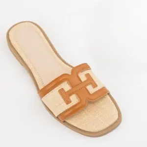 The Camila Raffia Slide Sandals