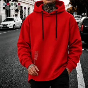 Men's Casual Simple Hooded Knitted Sweater with Letter Printing Comfortable Skin-Friendly Fabric Breathable for Outdoor Leisure Home Life Daily Commuting Dating Shopping Couples Wear