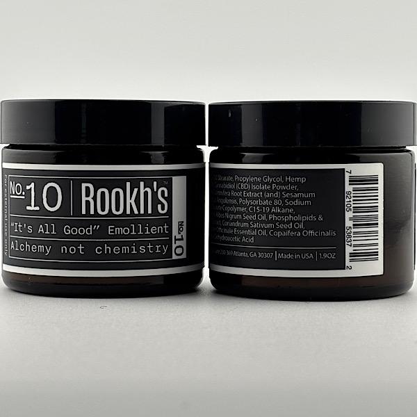 Rookh’s It’s All Good CBD Emollient 4,700mg – Botanical Muscle & Joint Comfort Cream (1.9 oz)