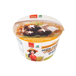 SIMPLY FOOD Vietnamese Mushroom Flavor Instant Noodle Soup Bowl - 55g, Quick & Easy Meal
