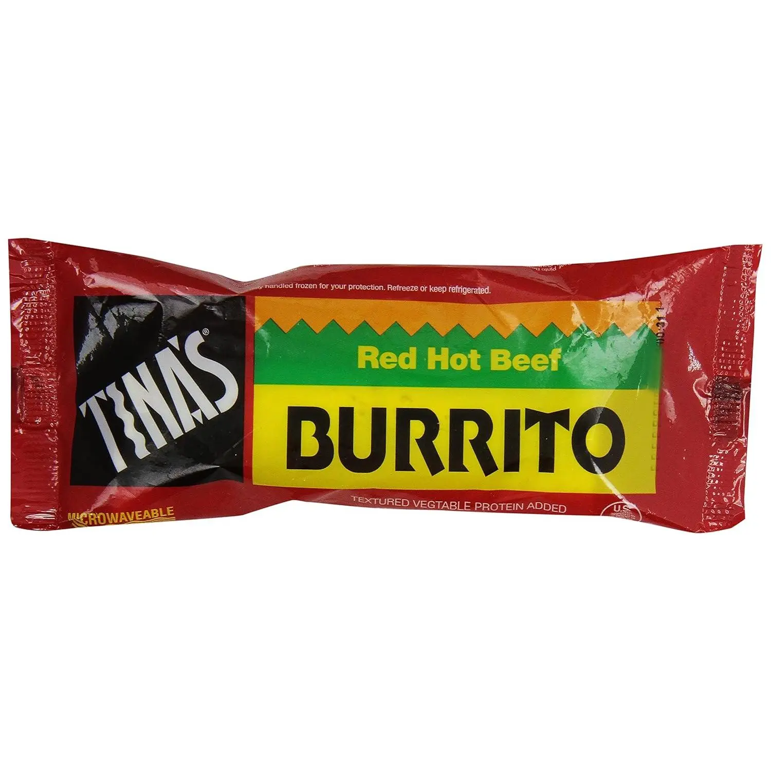Tina's, Burrito, Red Hot Beef, 4 Oz, 1 Count