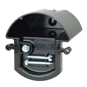 212 MAIN Allied Moulded Products 9375FR Square Electrical Box Fan Support Clamp - Hardware with Mounting Screw, Rough-In Compatibility