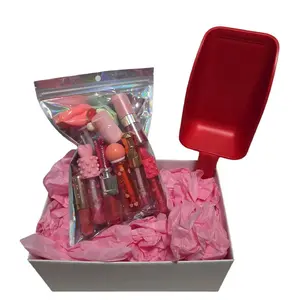 Lippie Scoop Bundle Matte Lipstick Glitter Glossy Hydrating Plumping Moisture Makeup Gloss Lipgloss Color Changing Lip Oil Cosmetic Hydrate Moisturize Unique Set clear Waterproof Classic blush Makeup stain