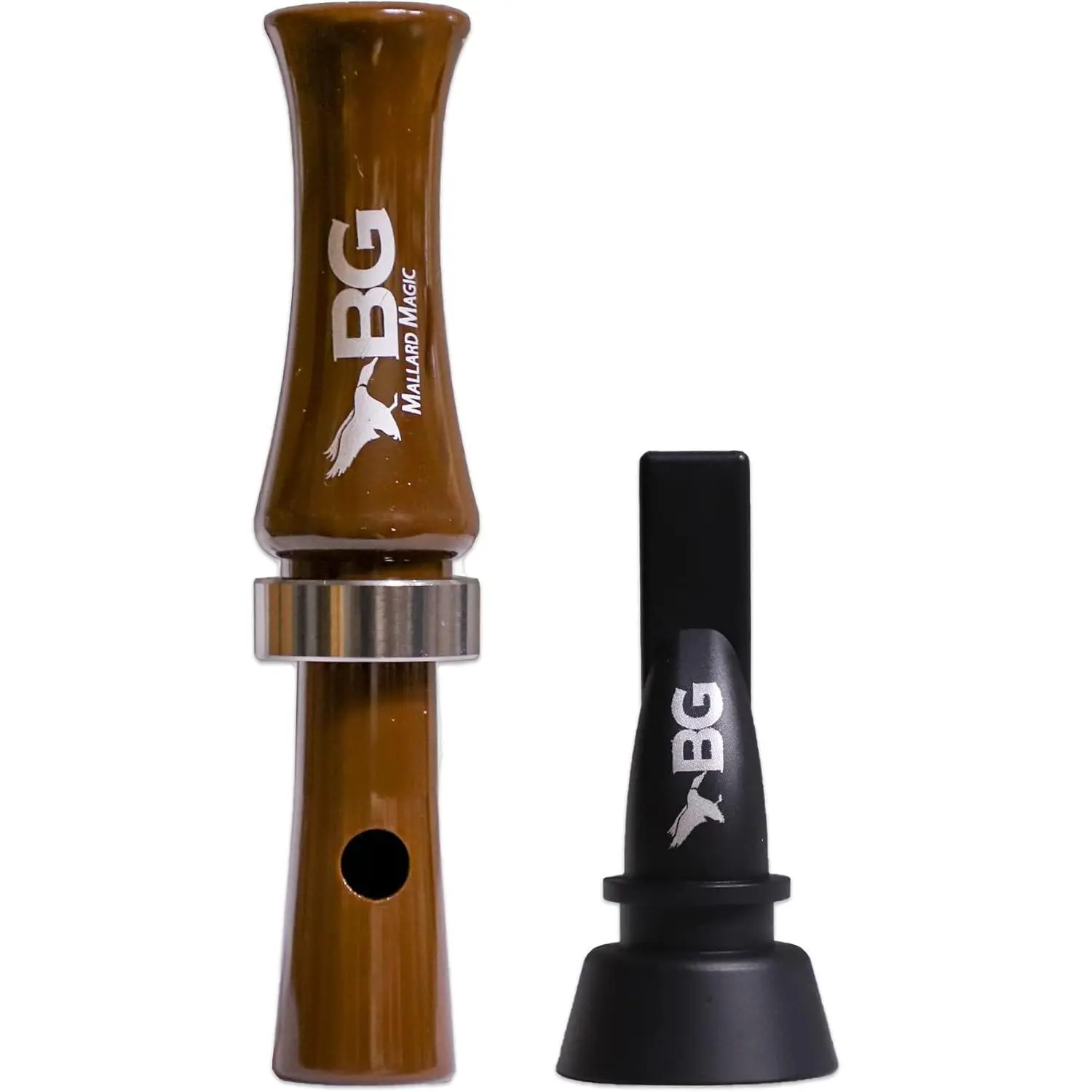 BGC The Finisher Duck Call Combo Pack - Mallard Magic Duck Call & 6-in-1 Whistle