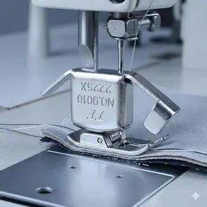 Professional Multi-Function Adjustable Sewing Ruler, Anti-Slip Guide Presser Foot, Precision Alignment Tool, Durable Rust-Proof Craft Accessories for Sewing Machines