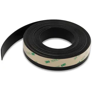 4M Front Rear Side Rubber Seal Strip  Door Window Trim Self Compatible with Adhesive Weatherstrip Rubber Seal Protector Guard Strip