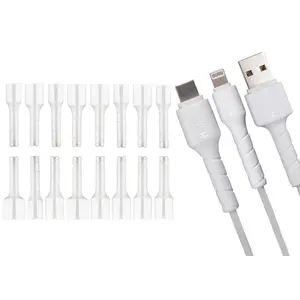 Gorilla Case 16 Pieces Charger Cable Protector for iPhone USB C Charger Cable Protector Charger Cord ProtectorCable Holder ClipsCable ProtectorCable Protector for iPhone Charger