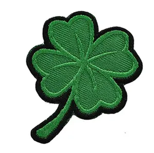 Shamrock Biker Embroidery Patch Shamrock Biker Embroidery Patch