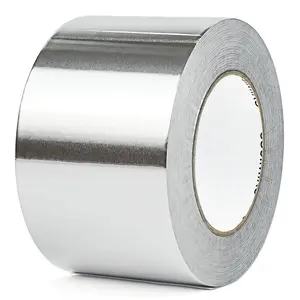 Foil Duct Tape 3 Inches x 55Yards,Heavy Duty,High Temperature Sealing and Patching, for HVAC,Air Ducts,Foamboard,Metal Repair,Insulation,Dryer Vent and More