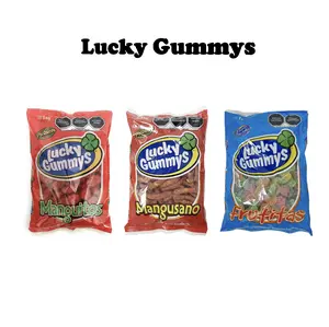 Manguitos Picositos Lucky Gummys Starch Mango Flavor Gummies With Chili 2.2lb