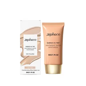 zephoco Lightweight Concealing Foundation (Fair Shade) | With Magnesium Stearate & Trimethylsiloxysilicate | Sheer Coverage, Creamy Skin, Long Lasting & Non-Caking | Gentle Non-Irritating for Sensitive Skin