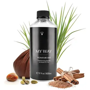 My Way Diffuser Oil Blend | Luxury   Oil for Diffusers | Inspired by 1 Hotel | Signature Scent with Notes of Leather, Cardamom, , Cedarwood,  &  | 500ml