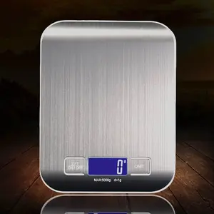 Rechargeable Flat Stainless Steel Kitchen Scale Electronic Scale Small Platform Scale