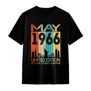 "May 1966 Limited Edition" T-Shirt |   60th Birthday Vintage NYC Graphic Tee