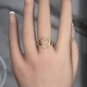 10K Cut out Nugget Ring