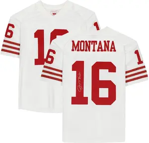 Joe Montana San Francisco 49ers Autographed Mitchell & Ness White Replica Jersey - Fanatics Authentic Certified