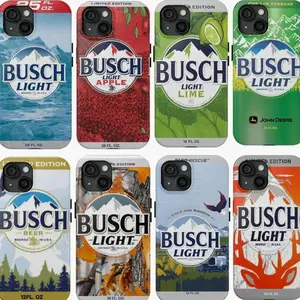 Busch Light Beers Phone Case, Busch Light Apple/Farmer Drink For iPhone 16 15 14 13 12 11 X Xs Xr 8, Unique Accessories, Durable Cover