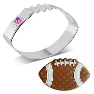 Large Football Cookie Cutter 4 3/4" Large Football Cookie Cutter 4 3/4"